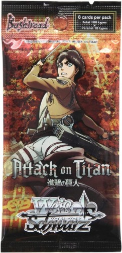 Attack on Titan Weiss Schwarz Karty 8 sztuk vol. 1