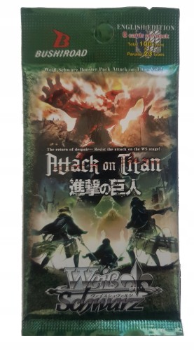 Attack on Titan Weiss Schwarz Karty 8 sztuk vol. 2