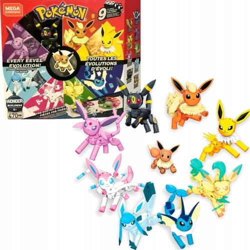 MEGA Construx Pokemon Every Eevee Evolution klocki