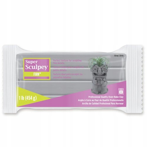 SUPER SCULPEY FIRM GRAY 454G GLINA DO RZEŹBIENIA