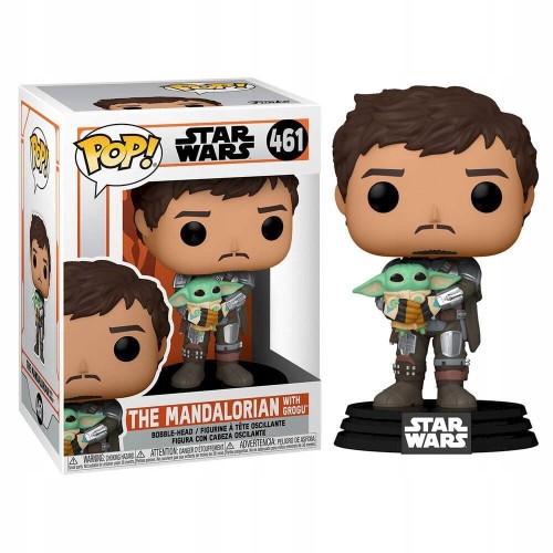 Funko Pop! THE MANDALORIAN 461Mando Holding Child