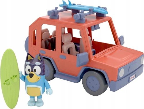 BLUEY ZESTAW RODZINNY POJAZD SURFING BLUE DINGO