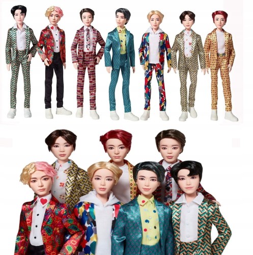 BTS BANGTAN BOYS ZESTAW 7 LALEK Lalka Figurka