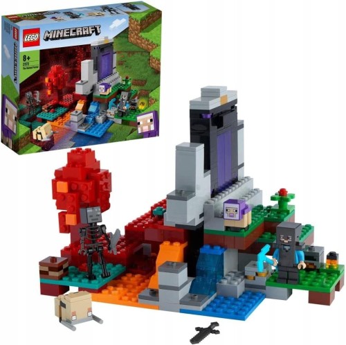 LEGO Minecraft 21172 Zniszczony portal klocki