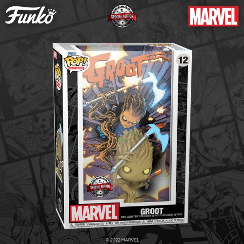 MARVEL Funko POP! Comic Cover N° 12 - Groot SE