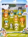 Bluey Heeler Family & Mates Pack zestaw figurek