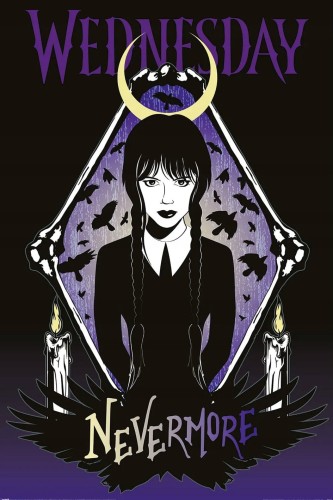 WEDNESDAY Ravens 61x91cm Plakat na licencji