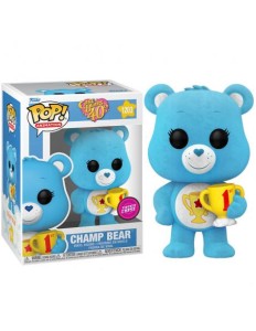 Funko Pop! CARE BEARS 1203 Champ Bear Flocked