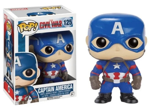 Funko Pop! MARVEL CIVIL WARS 125 Captain America