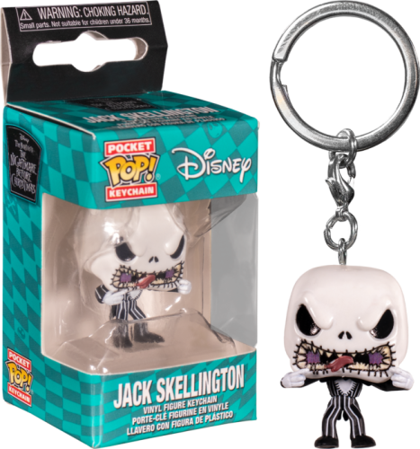 NIGHTMARE BEFORE CHRISTMAS - Pocket Pop Keychains - JACK Scary Face