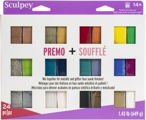 Sculpey Clay GLINA DO RZEŹBIENIA 649g mix 24 Premo + Souffle