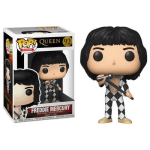 Funko Pop! QUEEN FREDDIE MERCURY COSTUME  NOIR & BLANC 92 ROCKS stan 8/10