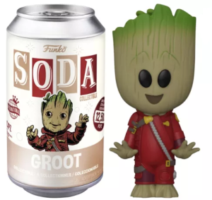 GUARDIANS OF THE GALAXY - POP Soda - Little Groot with Chase