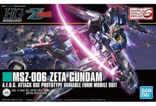 GUNDAM - HG 1/144 MSZ-006 Zeta Gundam - Model Kit