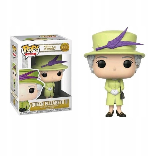 Funko POP! THE ROYAL FAMILY 01 Queen Elizabeth II with green outfit