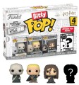 HARRY POTTER Bitty Funko Pop 4 Pack 2.5cm Voldemort Bellatrix Draco Malfoy