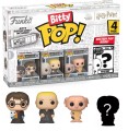 HARRY POTTER Bitty Funko Pop 4 Pack 2.5cm Harry With Hedwig Draco Malfoy Dobby