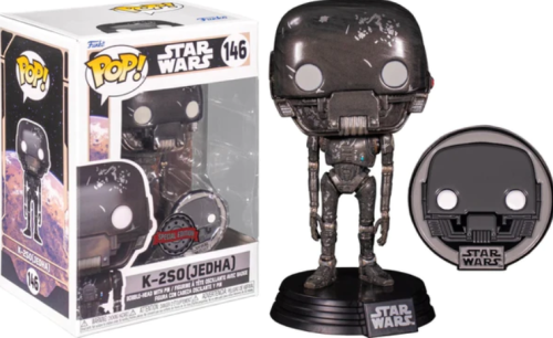 Funko Pop! STAR WARS ACROSS THE GALAXY K 2SO W/PIN