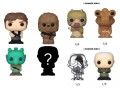STAR WARS Bitty Funko Pop 4 Pack 2.5cm Han Solo Chewbacca Greedo