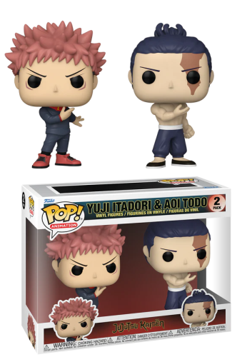 Funko POP! JUJUTSU KAISEN Itadori & Todo 2 Pack Animation