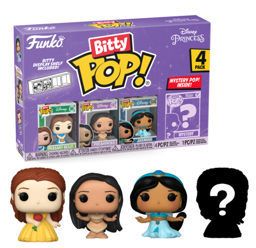 DISNEY PRINCESS - Bitty Pop 4 Pack 2.5cm - Belle
