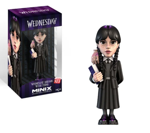WEDNESDAY Wednesday Addams Figurka Minix 12cm with the thing 123