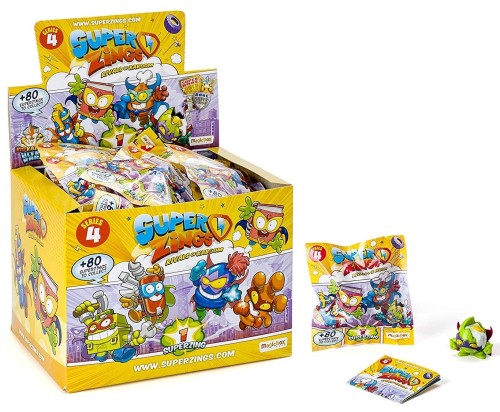 SUPER ZINGS 4 SASZETKA Z FIGURKA ZESTAW 50 SZTUK