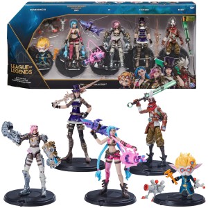 League of Legends Zestaw figurek 5 sztuk nano spin master
