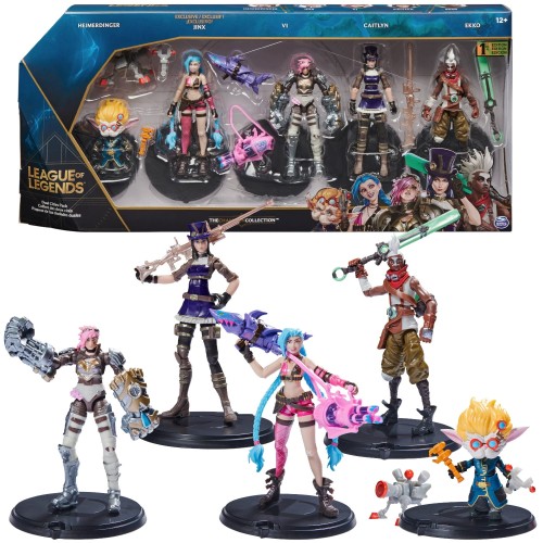 League of Legends Zestaw figurek 5 sztuk nano spin master