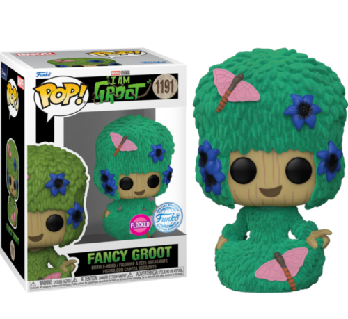 Funko Pop! I AM GROOT Marvel 1191 Groot Marie Hair FL