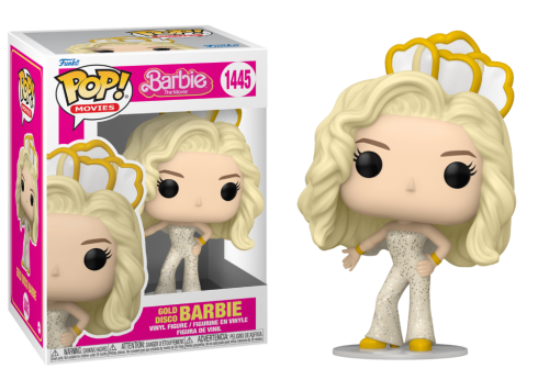 Funko Pop! BARBIE Movies  1445  Gold Disco Barbie Lalka Figurka