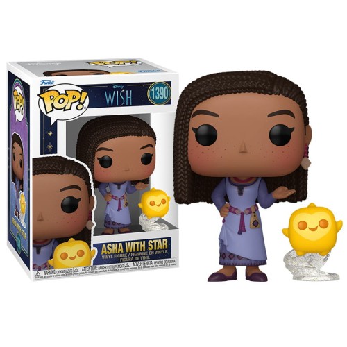 Funko Pop! WISH Movie 1390 Asha with Star Disney Figurka
