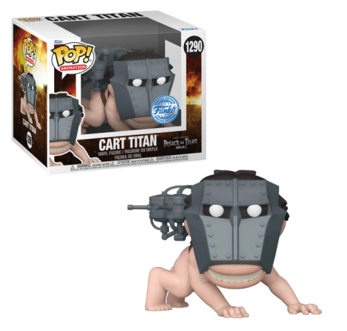 Funko Pop! ATTACK ON TITANS SUPER N° 1290 Cart Titan S.Edit. Figurka