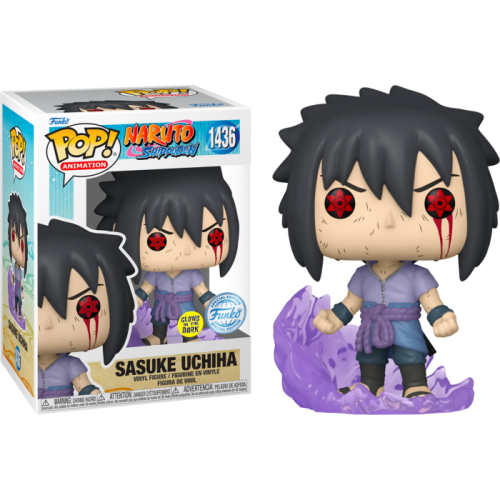 Funko Pop! ANIMATION NARUTO SHIPPUDEN SASUKE UCHIHA GW EXCLUSIVE 1436