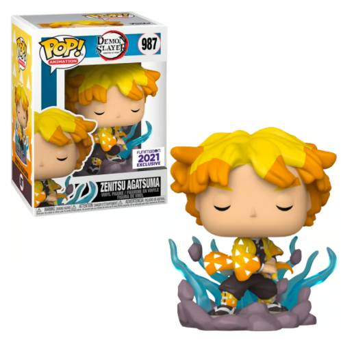 Funko Pop! ANIMATION DEMON SLAYER ZENITSU AGATSUMA EXCLUSIVE (987) Funimation