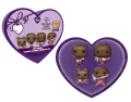 NBX - Pocket Pop Keychains 4 Pack- Valentine (Chocolate)
