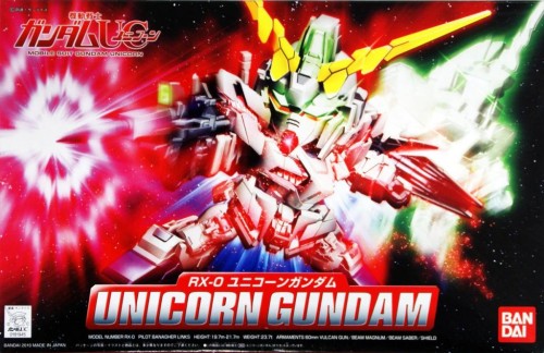GUNDAM -  BB360 RX-0 Unicorn Gundam - Model Kit