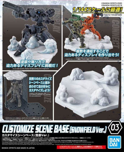 GUNDAM - Customize Scene Base 03 Snowfield Version - Model Kit