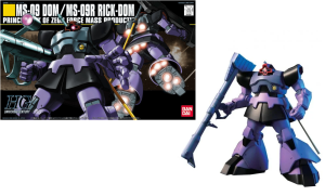 GUNDAM - HGUC MS-09 Dom/MS-09R Rick-Dom 1/144 - Model Kit