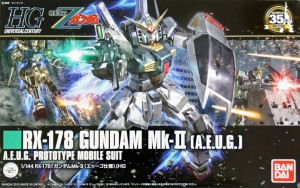 GUNDAM - 1/144 HGUC RX-178 Gundam MK-II AEUG - Model Kit 13cm