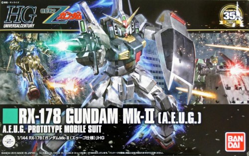 GUNDAM - 1/144 HGUC RX-178 Gundam MK-II AEUG - Model Kit 13cm