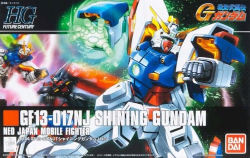 GUNDAM - 1/144 HGUC Shinning Gundam - Model Kit 13cm