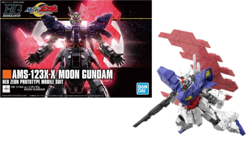 GUNDAM - HGUC 1/144 Moon Gundam - Model Kit - 13cm