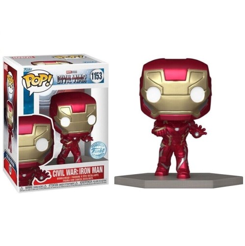 Funko Pop! CAPTAIN AMERICA CIVIL WAR  IRON MAN EXCLUSIVE (1153)