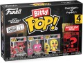 FIVE NIGHTS AT FREDDY'S Bitty 4 Pack 2.5cm Foxy Chica Cupcake Funko Pop!