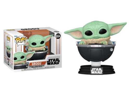 Funko Pop! THE MANDALORIAN 664 Grogu Star Wars Figurka Boba fett