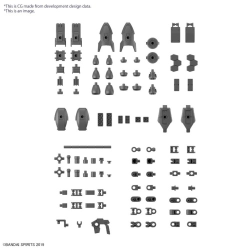 30MM -1/144 Option Parts Set 15 (Multi Vernier/Multi-Joint) -Model Kit