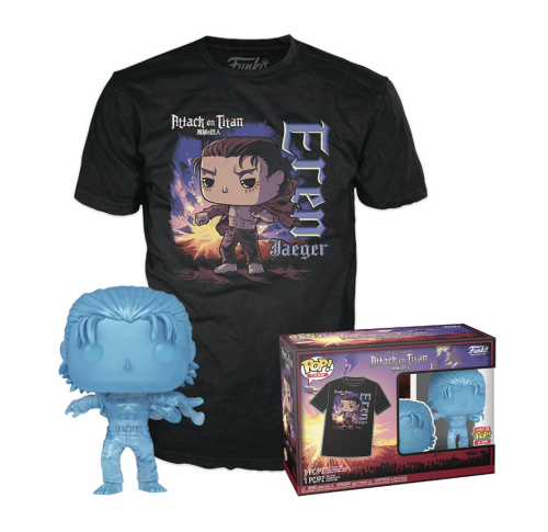 Funko Pop! AOT S5 1321 Eren With Marks + Tee (M) Attack on titan T-shirt