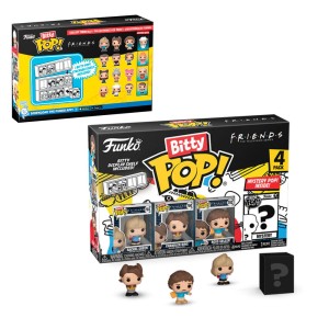 Funko POP! FRIENDS Bitty 4 Pack 2.5cm 80's Rachel Green Ross Chnadler