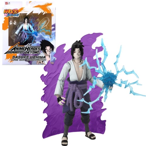 NARUTO - Sasuke with transf. effect - Figurka Anime Heroes Beyond 17cm